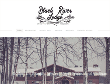 Tablet Screenshot of blackriverlodge.net